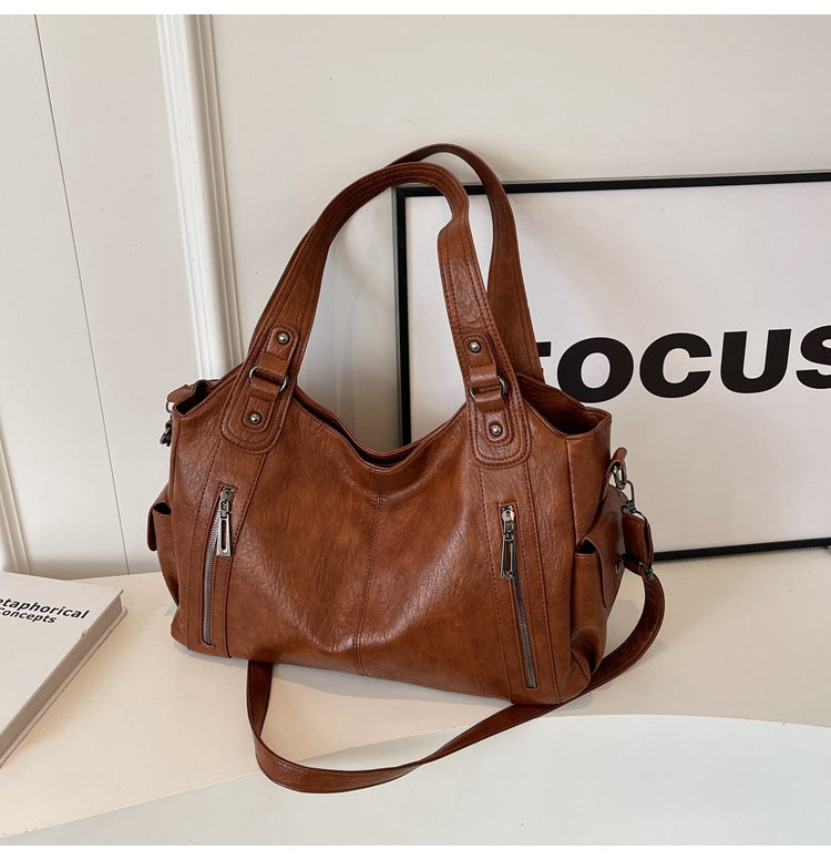 Lucie™ - Elegant Soft Compartment Women's Handbag