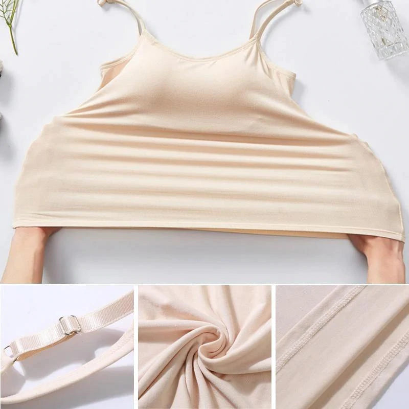 Noura™ - Camisole with built-in bra and pad 