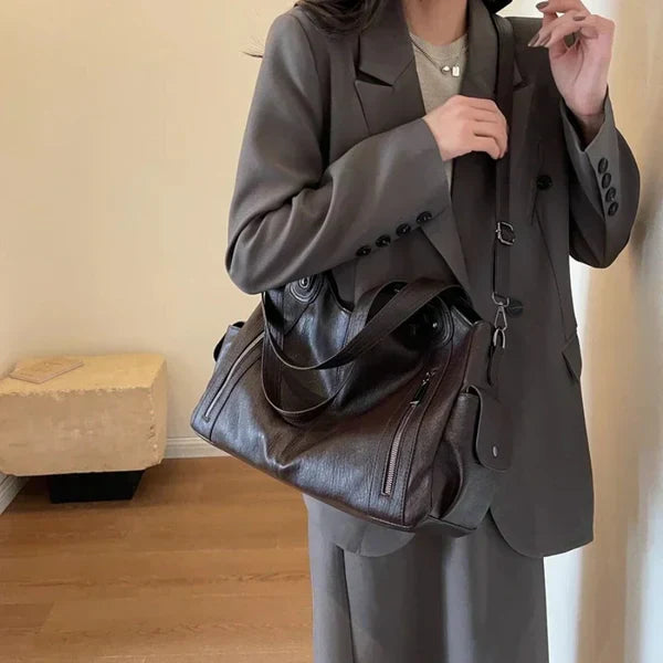 Lucie™ - Elegant Soft Compartment Women's Handbag