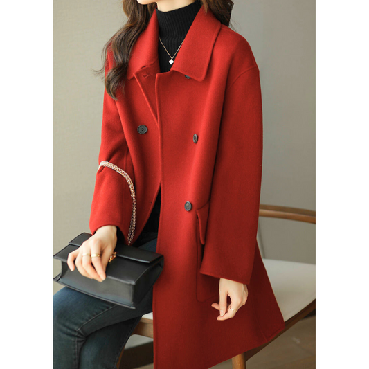 Marie™ - Elegant and Modern Long Coat