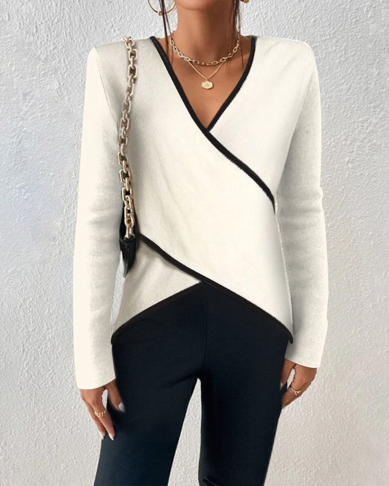 Sophie™ - Elegant V-Neck Sweater