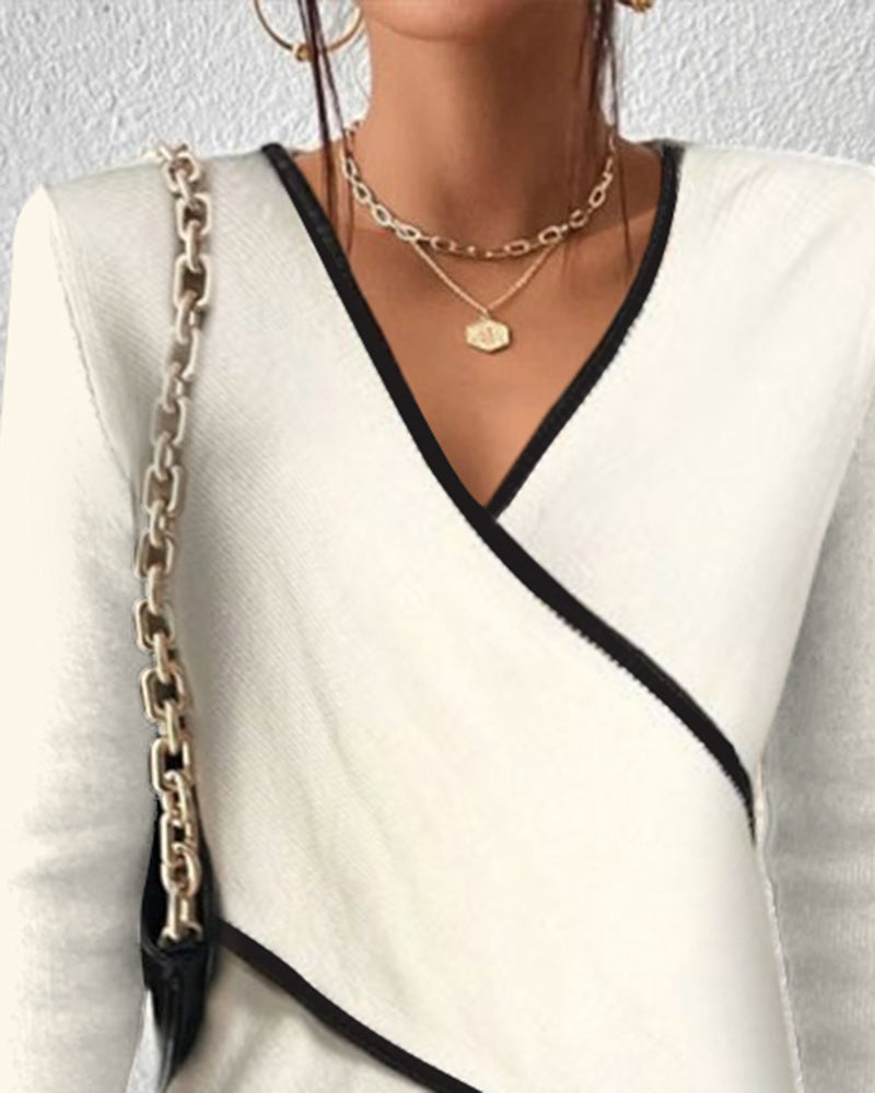 Sophie™ - Elegant V-Neck Sweater