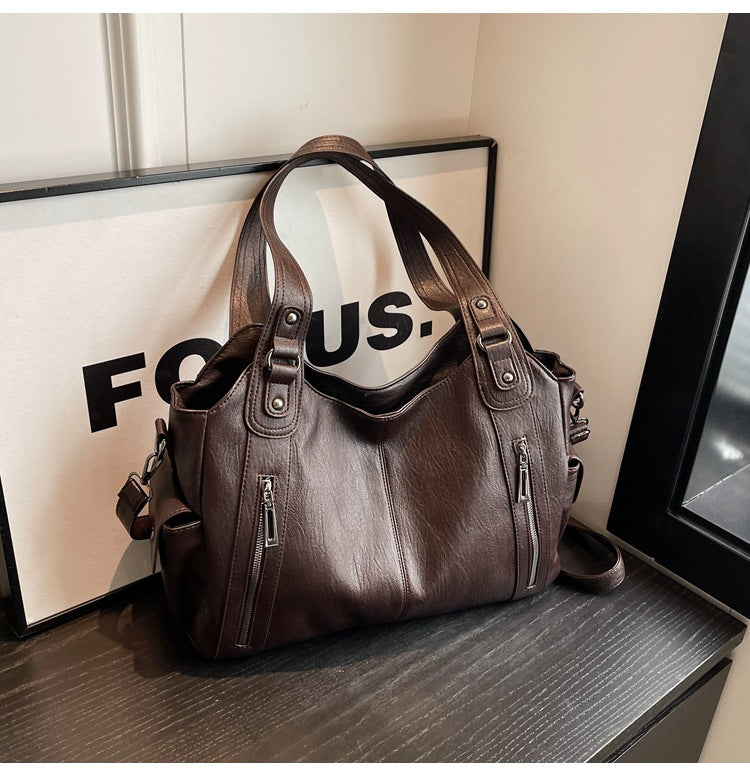 Lucie™ - Elegant Soft Compartment Women's Handbag