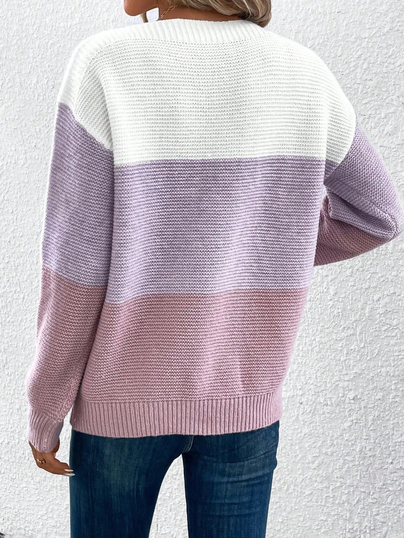 Maryse™ - Stylish and comfortable ombré knitted sweater