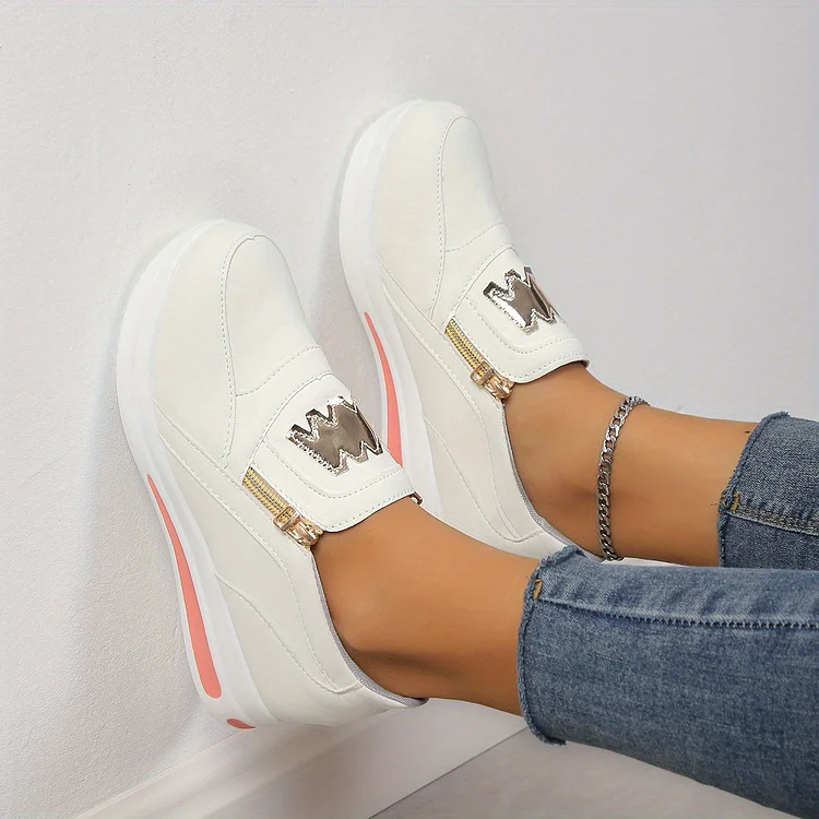 Nella™ - Women's Comfortable Orthopedic Platform Casual Slip-on Shoes 