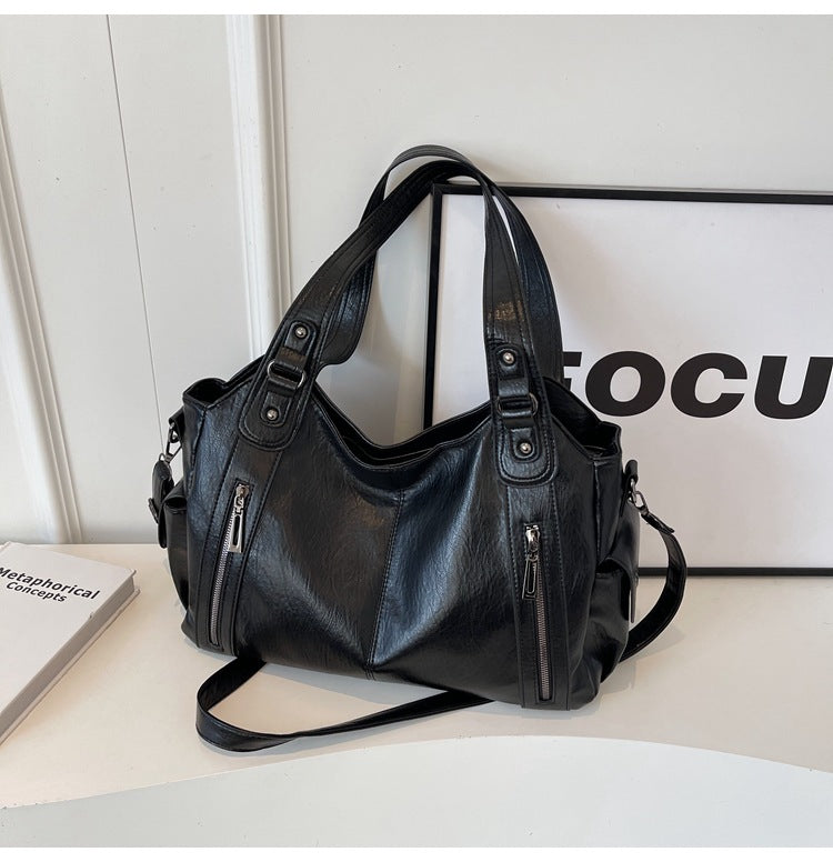 Lucie™ - Elegant Soft Compartment Women's Handbag