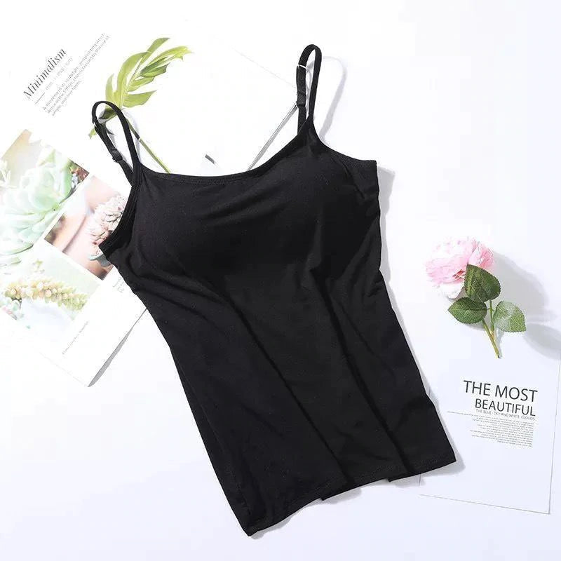 Noura™ - Camisole with built-in bra and pad 