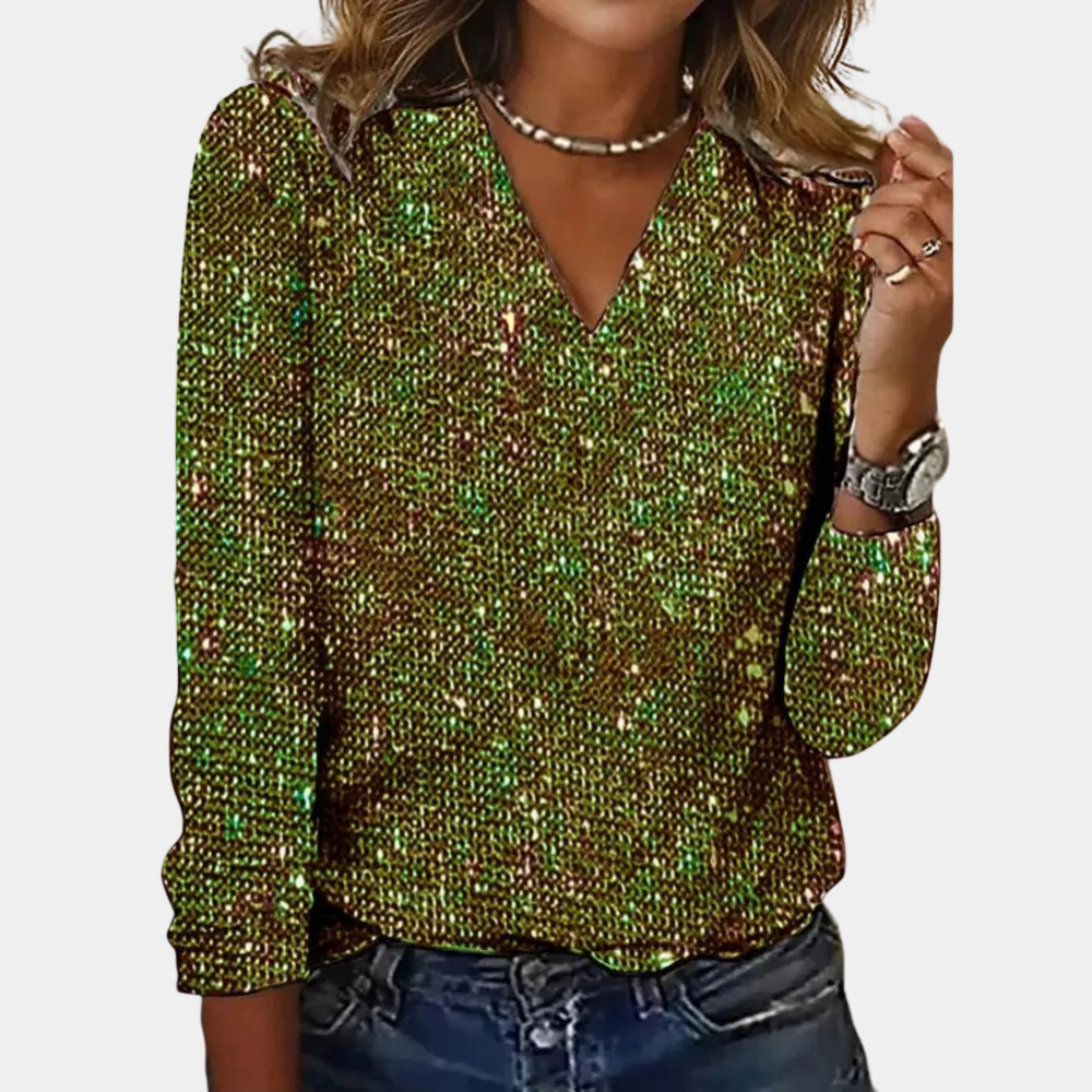 Irene™ - Women's Glitter Top