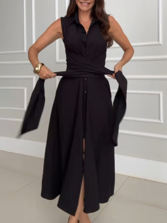 Romaine™ - Elegant Dress with Belly Coverage 