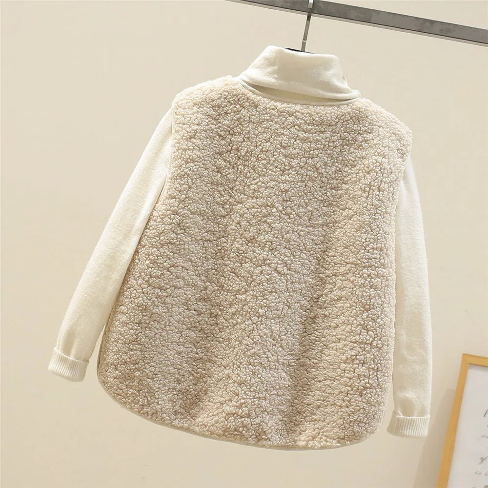 Avriel™ - Women's Lambswool Sleeveless Coat