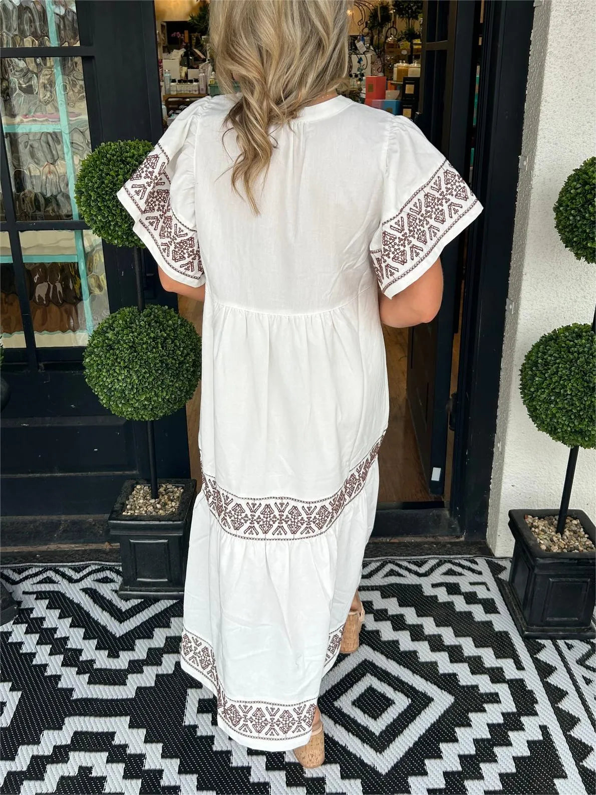 Noéa™ - Bohemian V-Neck Long Dress