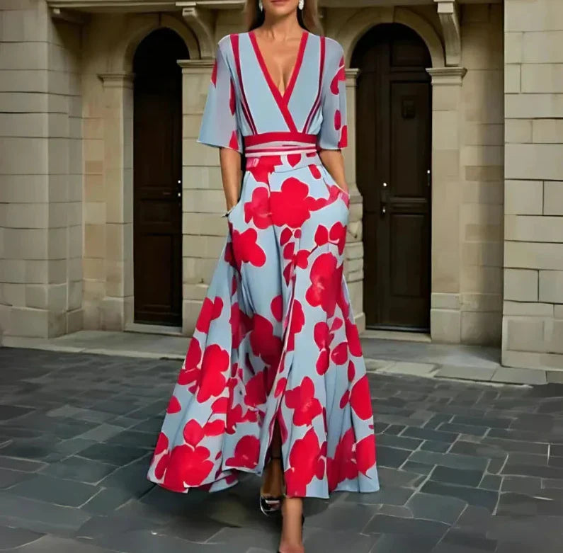 Véronique™ - Elegant Printed Dress