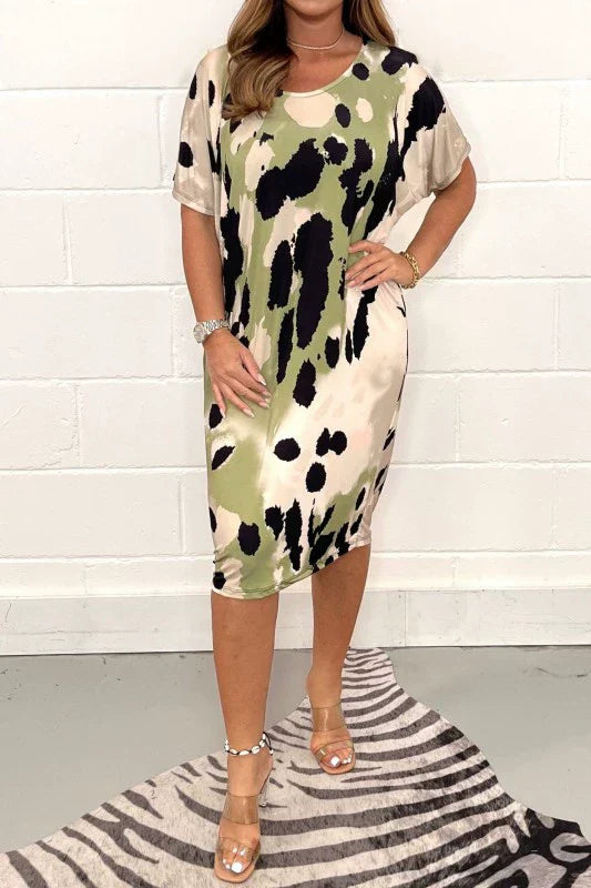 Louisa™ - Leopard Print Loose Casual Dress