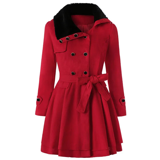 Mila™ - Slim Wool Coat Elegance and Warmth 