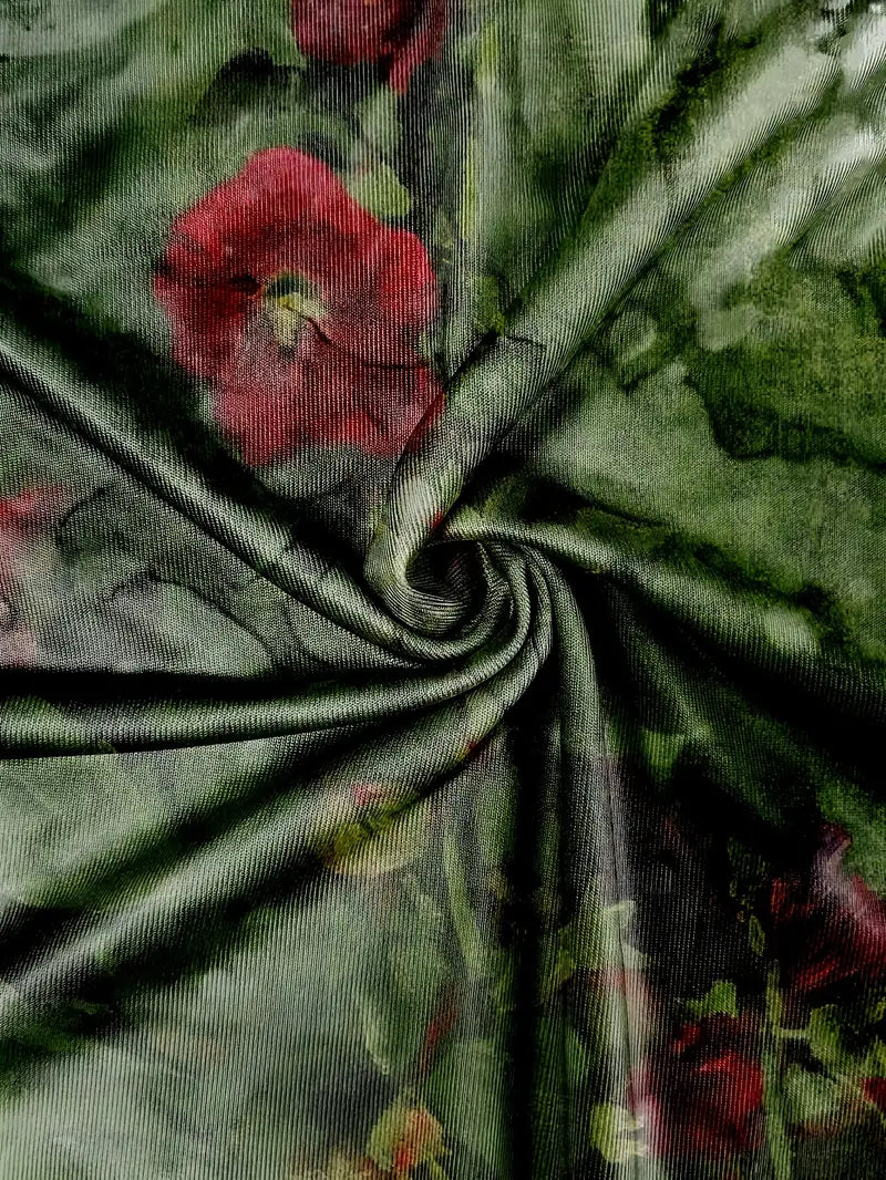 Stéphane™ - Chic Floral Midi Dress