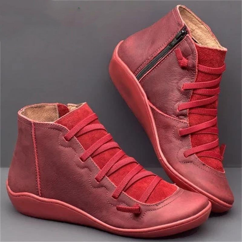 Rosalee™ - Comfortable Leather Boots with Arch Support