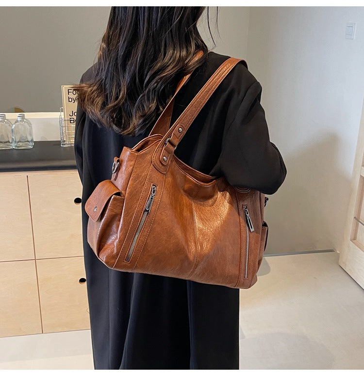 Lucie™ - Elegant Soft Compartment Women's Handbag
