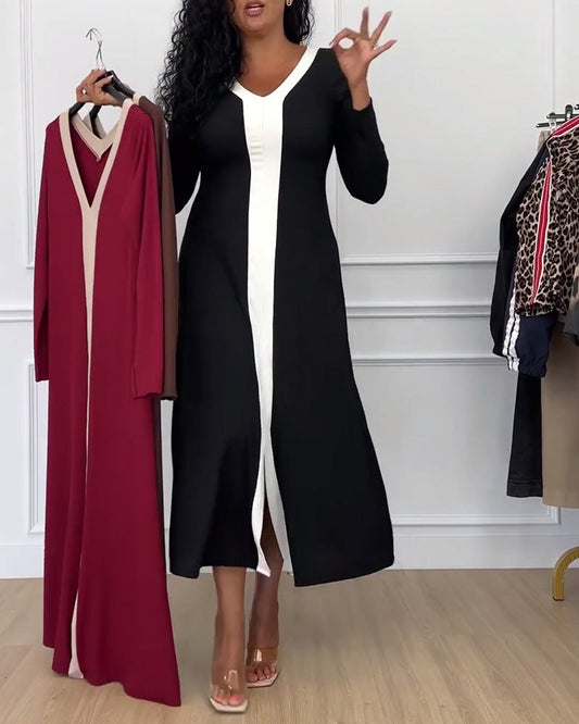 Gabrielle™ - Elegant Fall Winter Knit Dress
