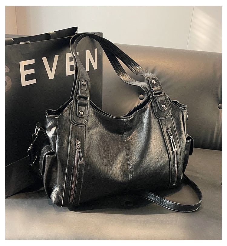 Lucie™ - Elegant Soft Compartment Women's Handbag