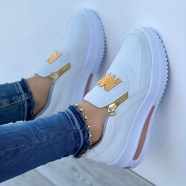 Nella™ - Women's Comfortable Orthopedic Platform Casual Slip-on Shoes 