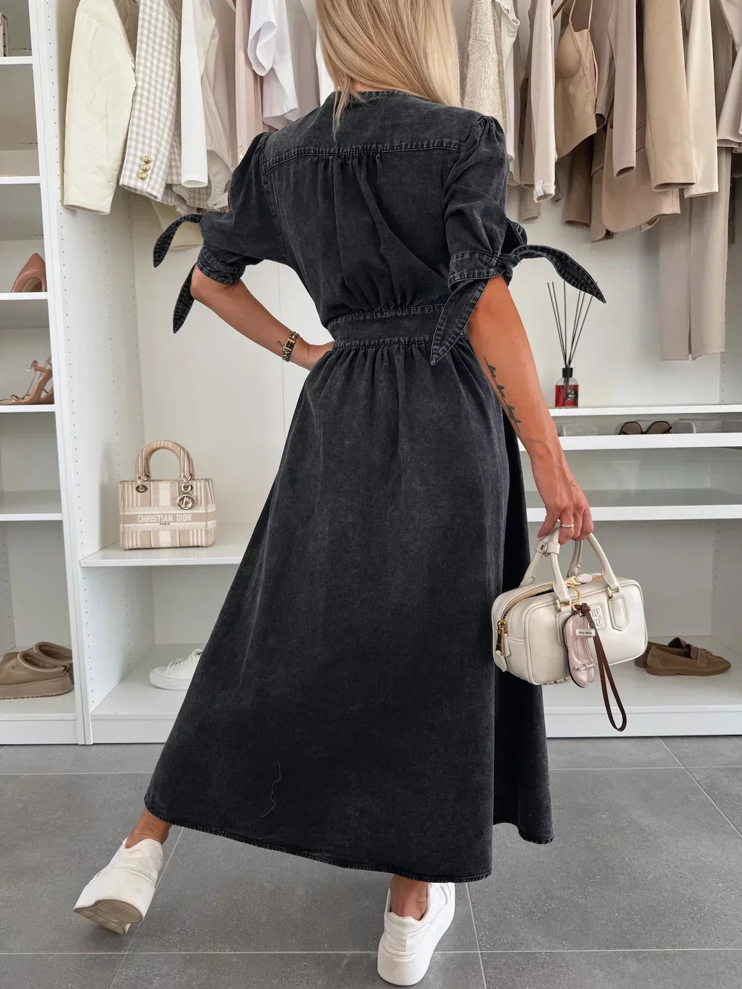 Vera™ - Radiant Denim Dress