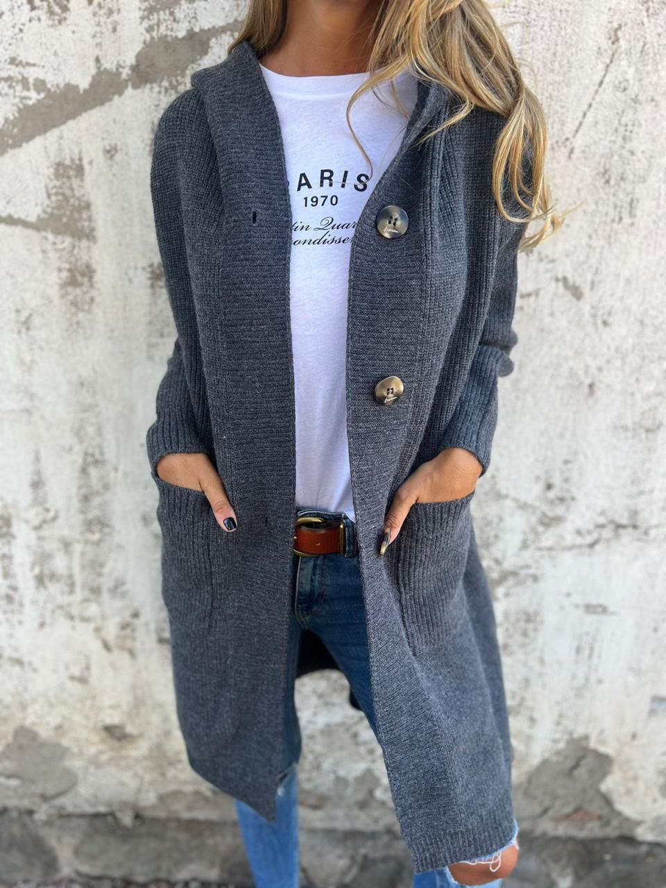 Ursule™ - Elegant Long Knit Cardigan