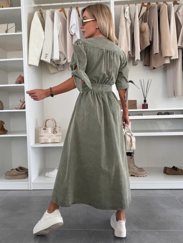 Vera™ - Radiant Denim Dress