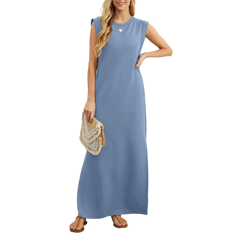 Soline™ - Sleeveless Summer Long Dress