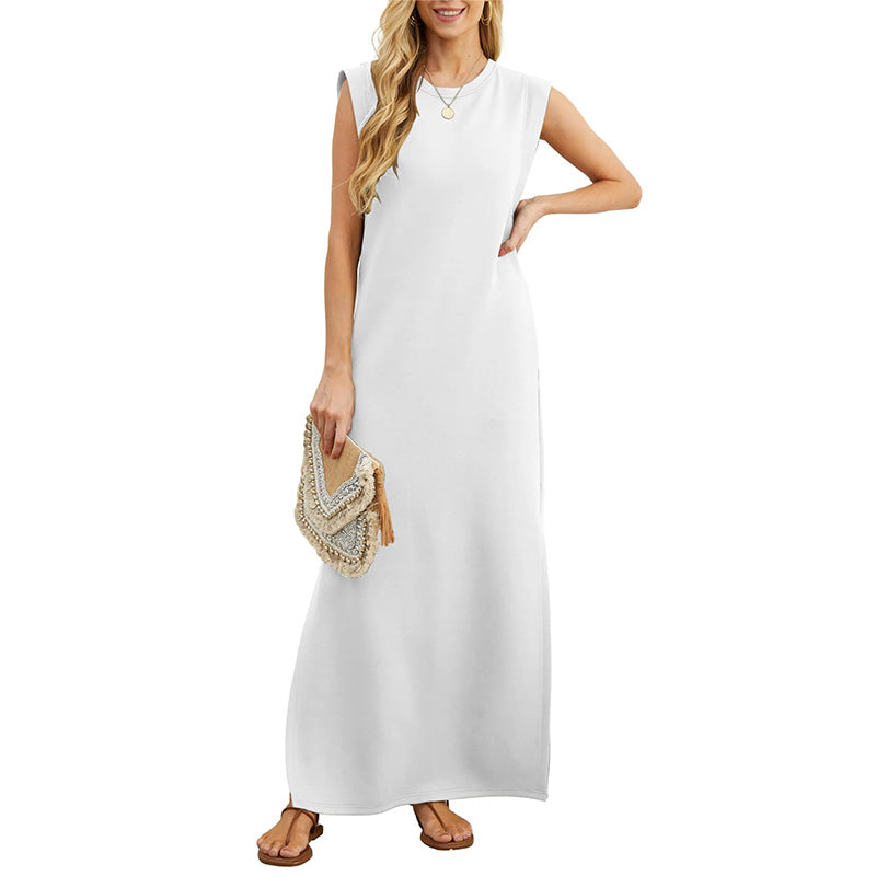 Soline™ - Sleeveless Summer Long Dress