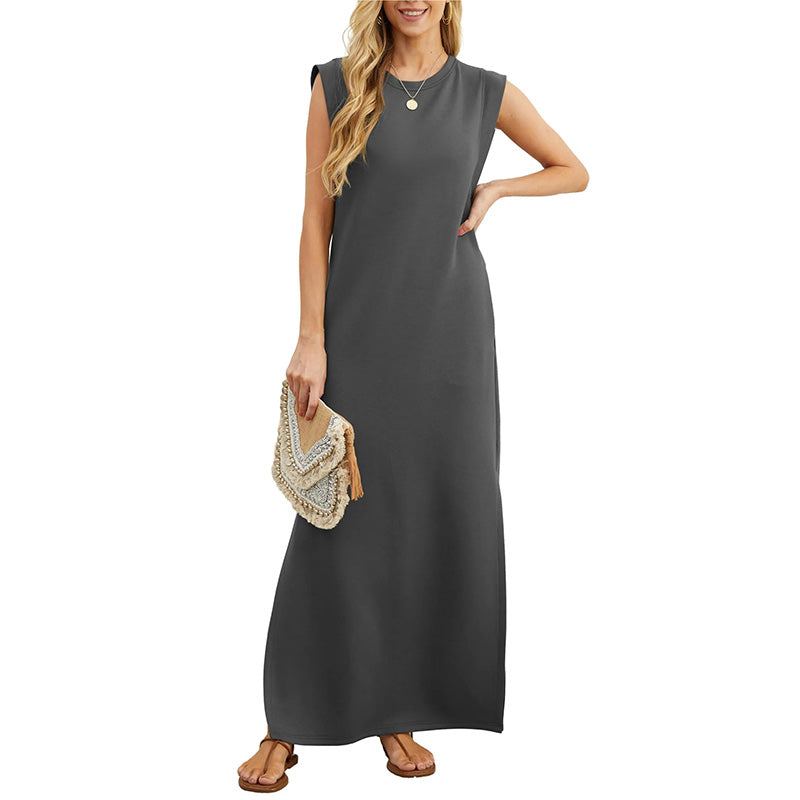 Soline™ - Sleeveless Summer Long Dress