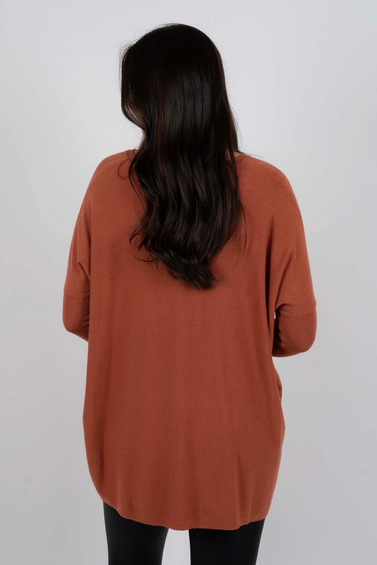 Chanel™ - Women's Long Sleeve Tunic Sweater with Pockets