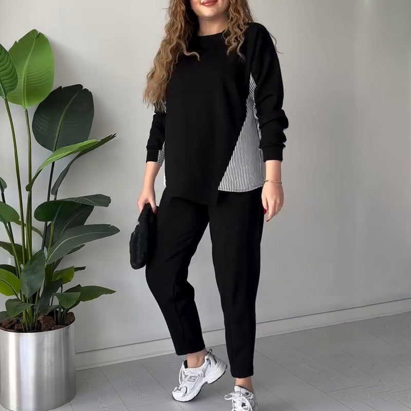 Anouk™ - Two Piece Color Block Lounge Set