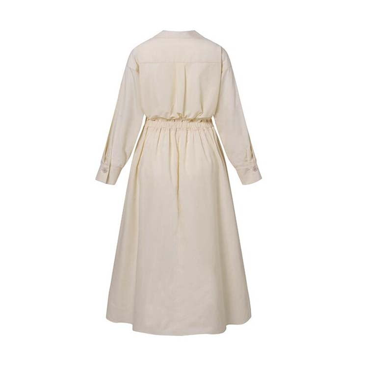 Barbe™ - Long Maxi Dress in Cotton Linen