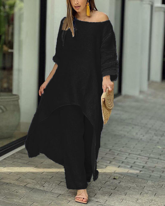 Clarisse™ - Women's Casual Linen Set