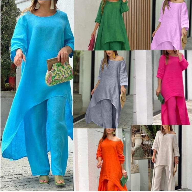 Clarisse™ - Women's Casual Linen Set