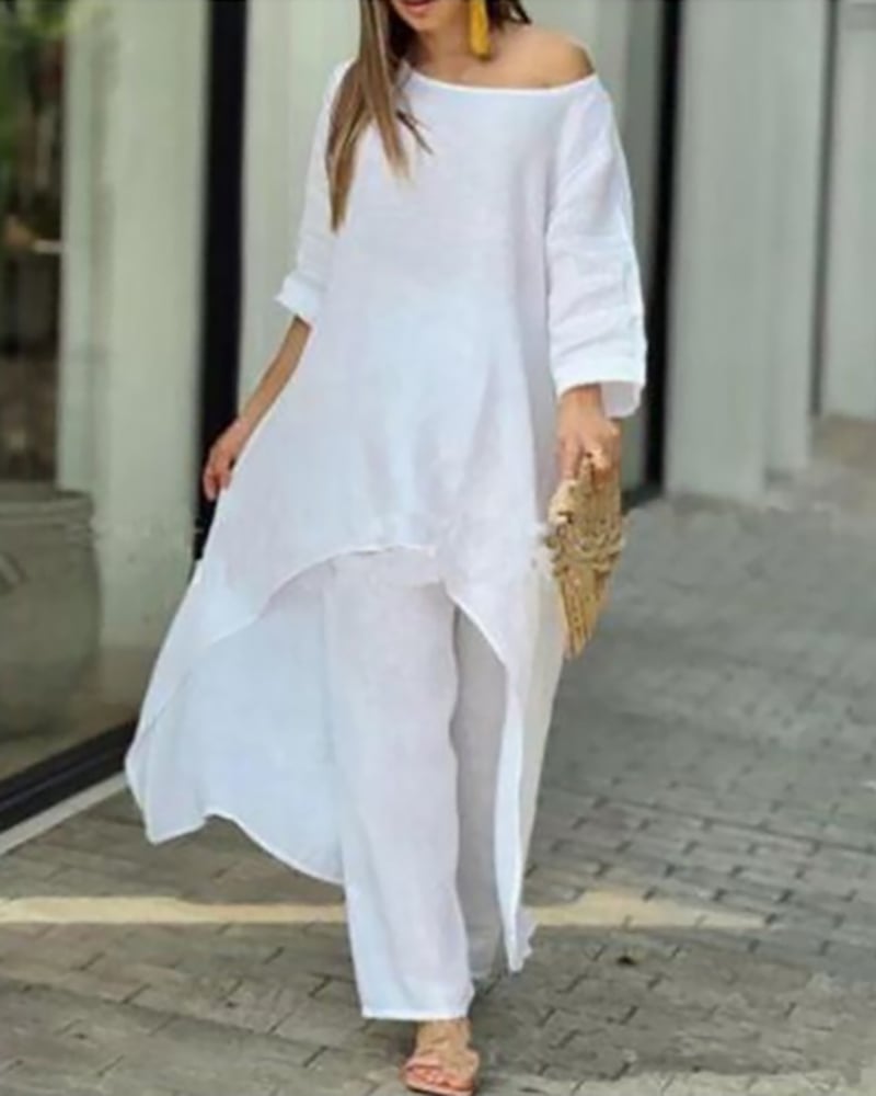 Clarisse™ - Women's Casual Linen Set