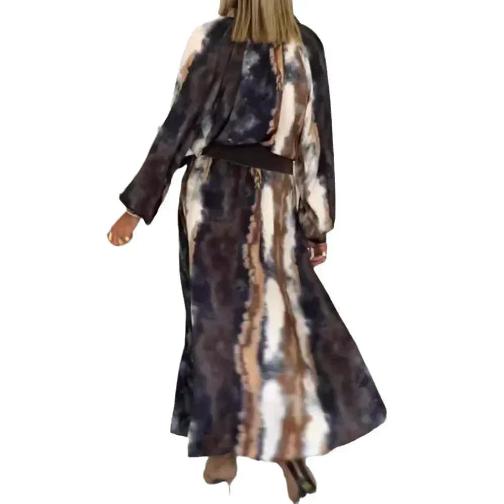 Selma™ - Elegant Tie &amp; Dye Long Dress