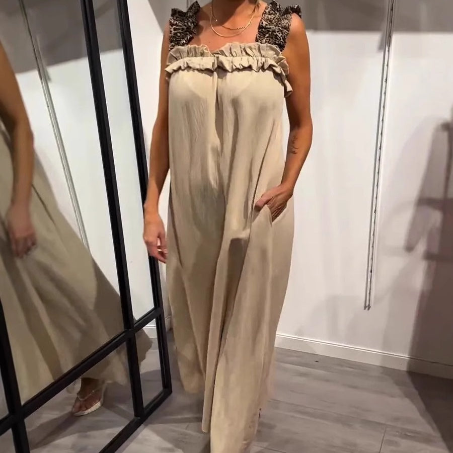 Pascaline™ - Sleeveless Casual Dress with Pockets 