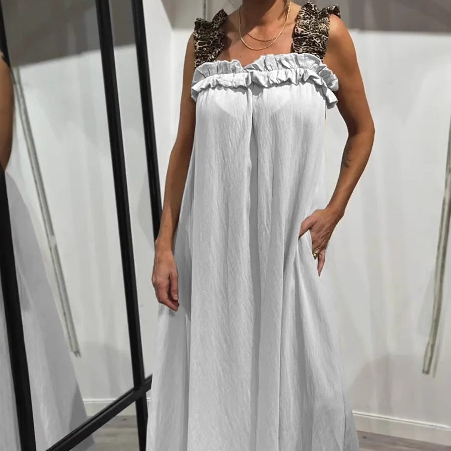 Pascaline™ - Sleeveless Casual Dress with Pockets 