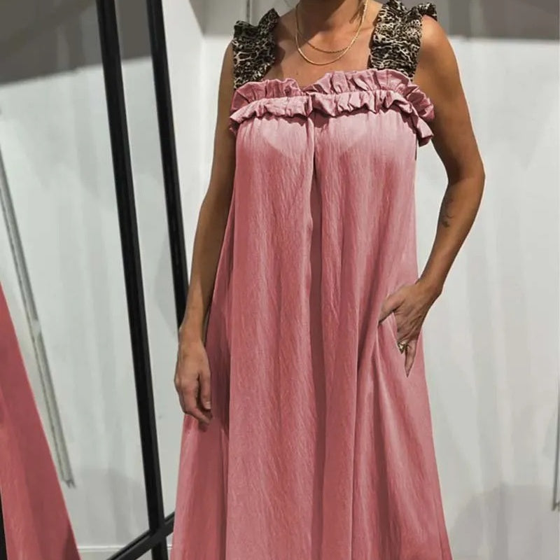Pascaline™ - Sleeveless Casual Dress with Pockets 