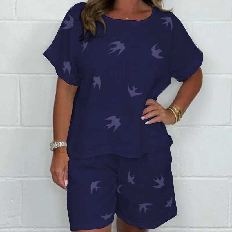 Selena™ - Printed Cotton and Linen Casual Set