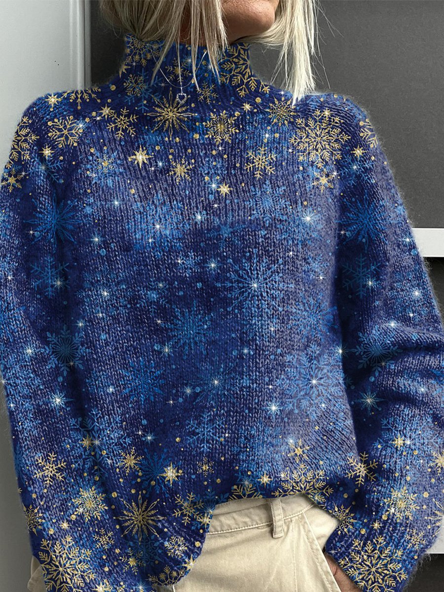 Noelle™ - Rainbow Turtleneck Sweater